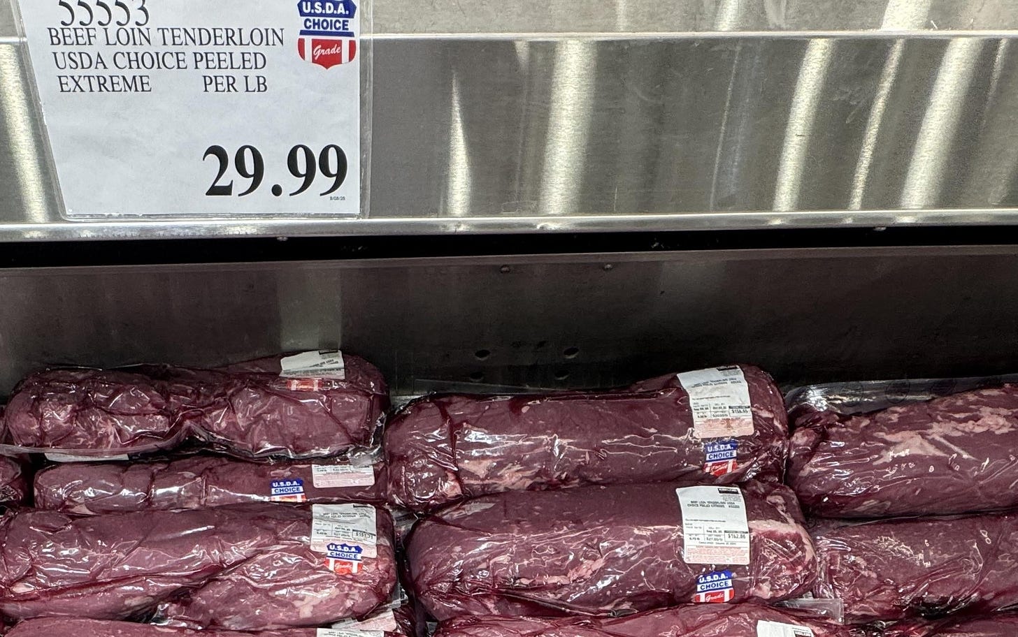 I went to Costco in Columbia SC for beef tenderloin…I was shocked by $30/pound. Anyone else seeing it his high? : r/Costco I went to Costco in Columbia SC for beef tenderloin…I was shocked by $30/pound. Anyone else seeing it his high? : r/Costco
