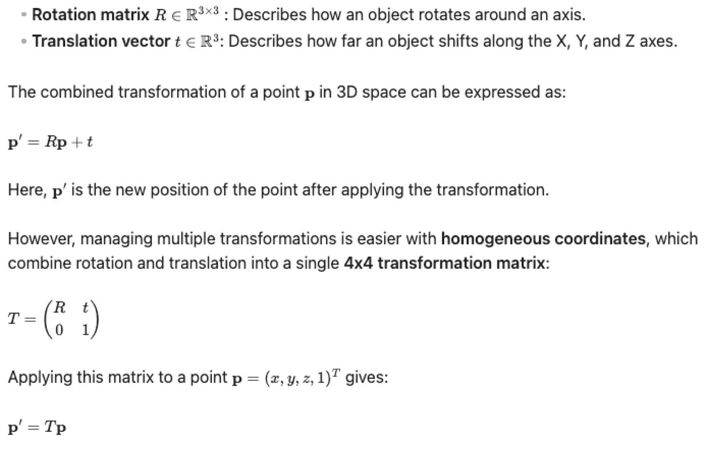 Rigid Body Transformation - by Srini Vijay, PhD