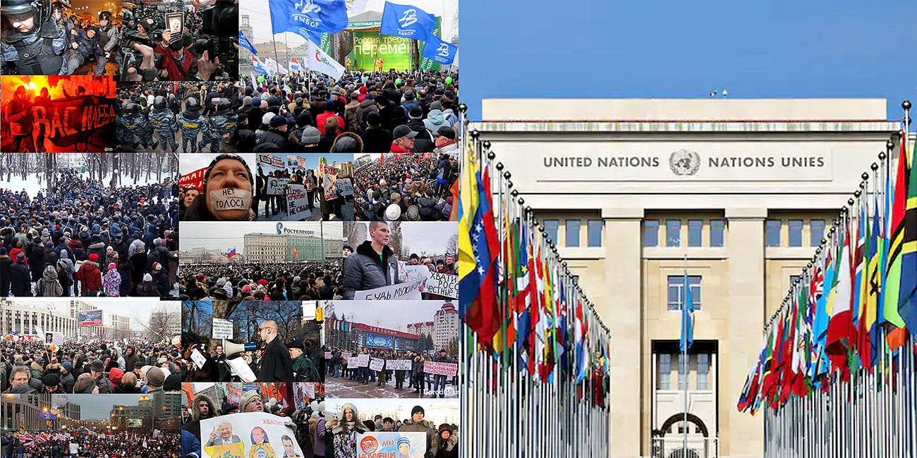 Kremlin vs. Opposition: 4 february 2012 - Russian opposition meets with United Nations ENG/ ITA 