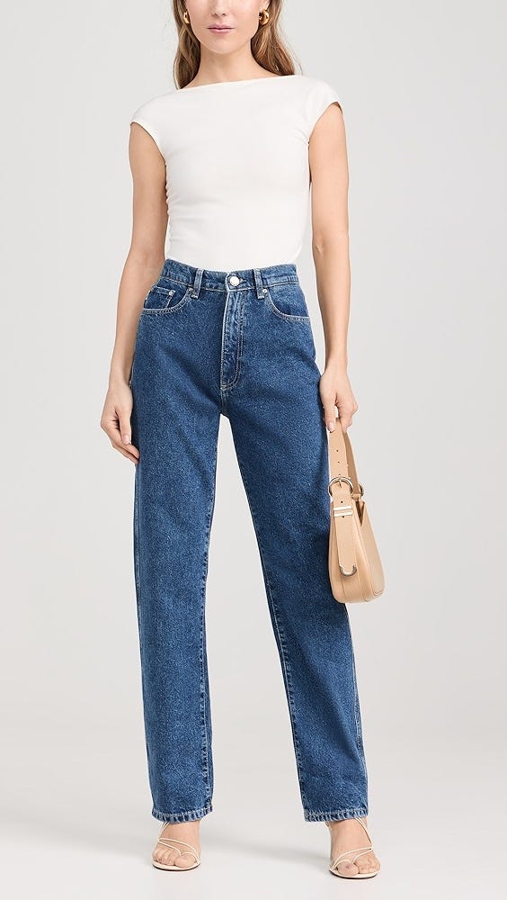 DL1961 Demie Straight High Rise Jeans