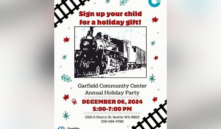 Seattle's Garfield Community Center Invites Locals to Annual Holiday Bash and "Toys for Tots" Drive