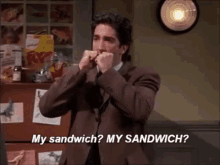 Ross Sandwich GIFs | Tenor