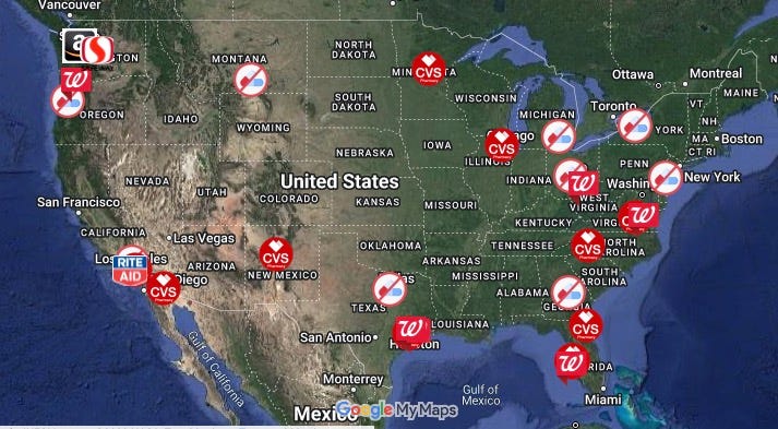 Pharmacies that Denied Prescriptions for IVM and HCQ Pharmacies that Denied Prescriptions for IVM and HCQ