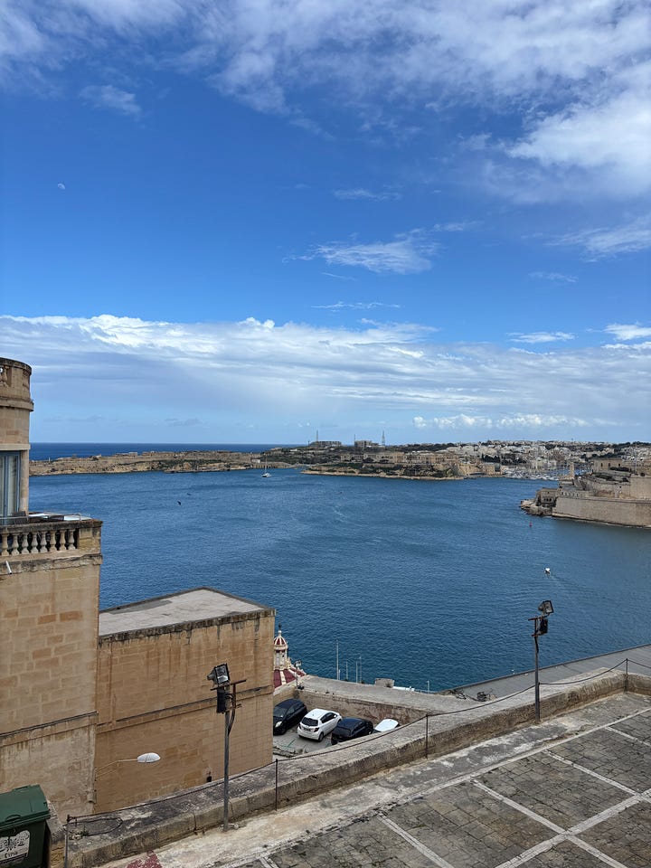 sea malta water la valetta three cities