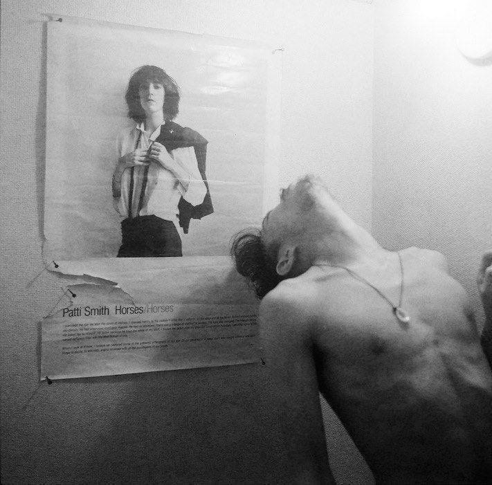 This may contain: a man standing in front of a mirror with his shirt off and no shirt on This may contain: a man standing in front of a mirror with his shirt off and no shirt on