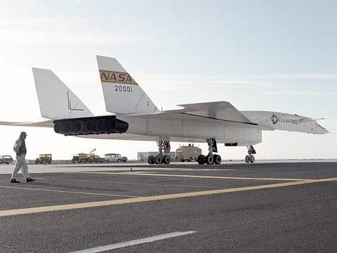 The XB-70: Credit NASA