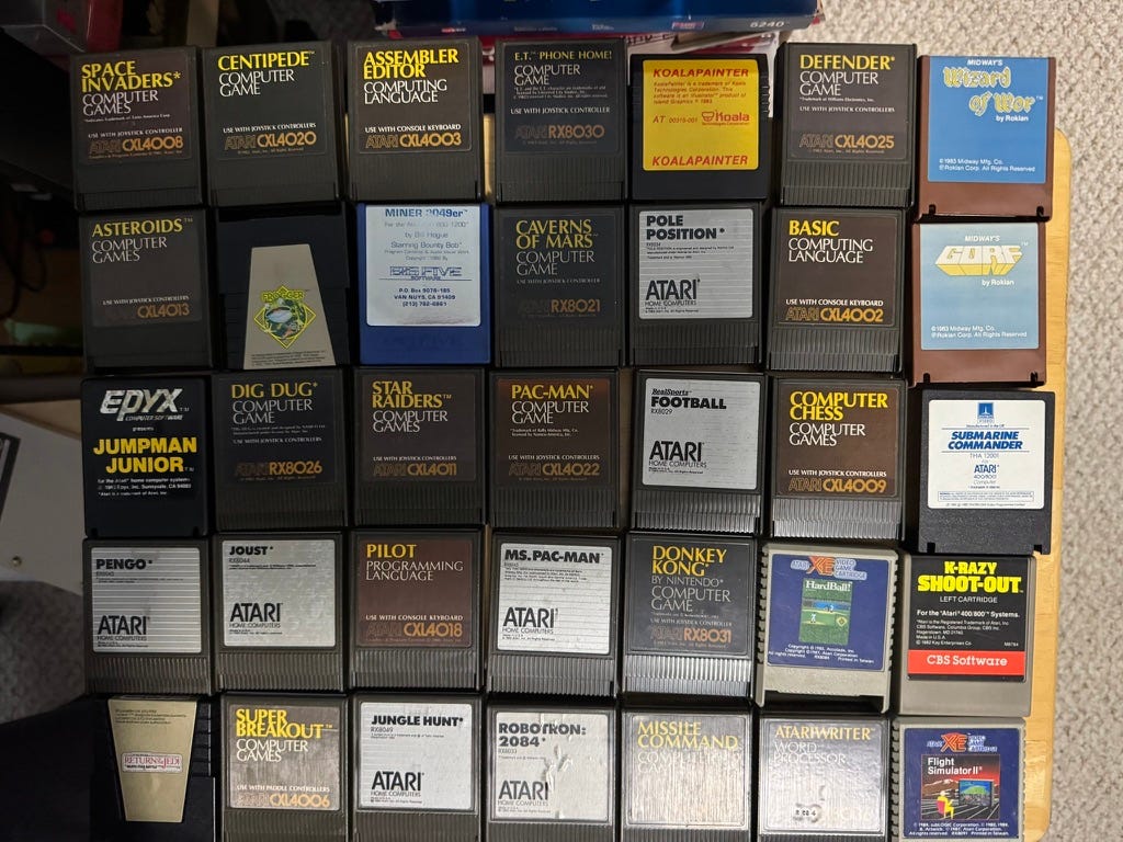 More Atari 8-bit Cartridges