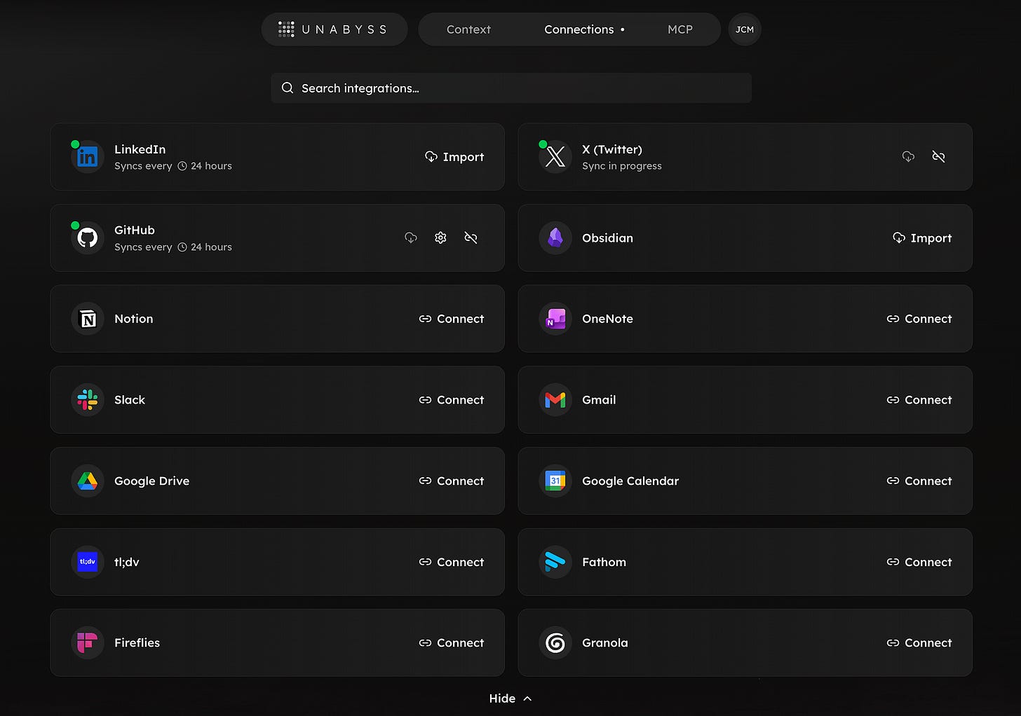 Unabyss connector apps. Image by Jim Clyde Monge