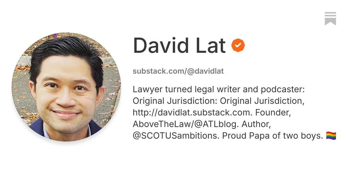 David Lat | Substack