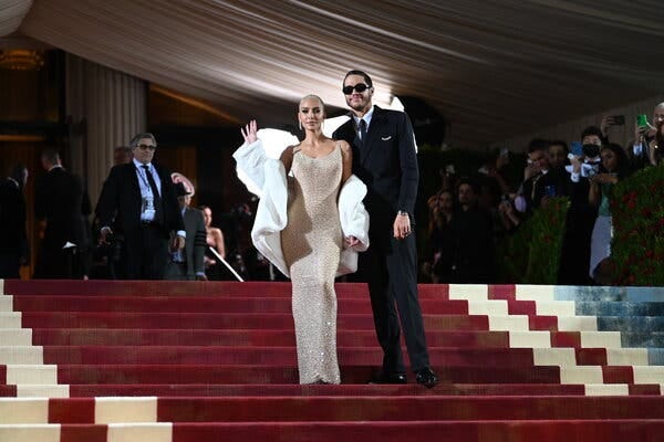 Kim Kardashian and Pete Davidson.