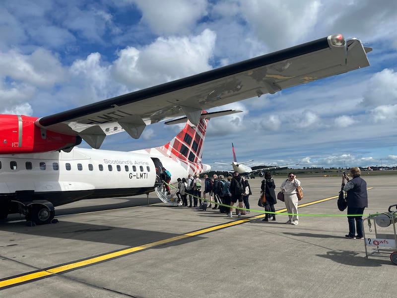 2025-6-25 Boarding the plane, photo by author