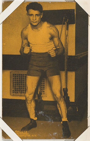 Sid Terris from Boxers Exhibits series (W467), Exhibit Supply Company, Commercial color photolithograph