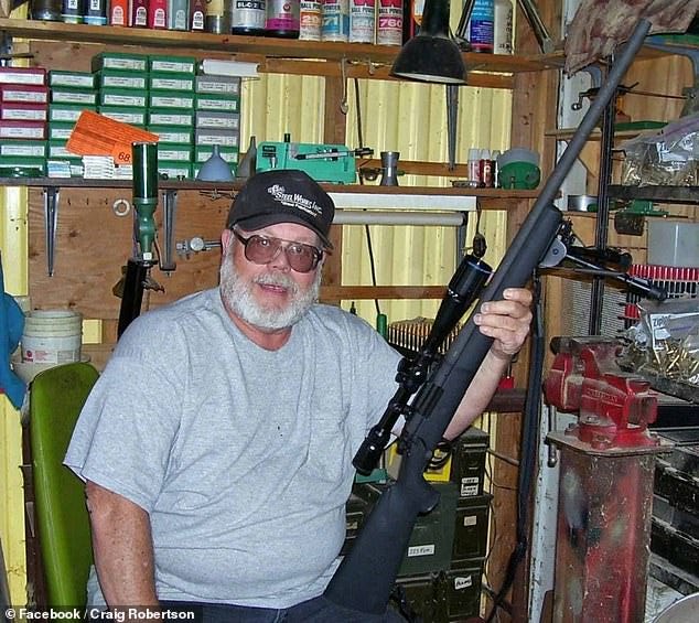 Robertson had a custom woodworking business but did not renew his license after it expired last year, according to state records