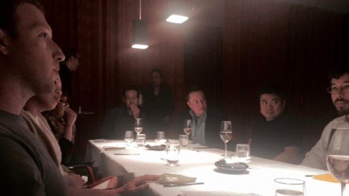 Epstein Files Photo Shows Mark Zuckerberg and Elon Musk At Dinner