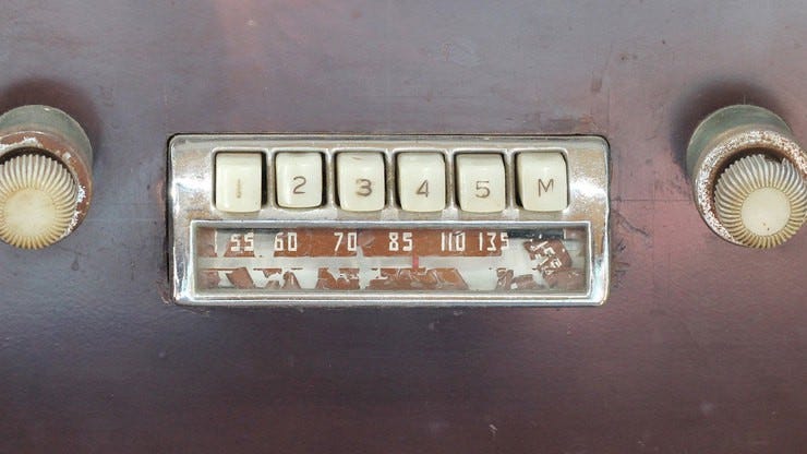 1947 car radio