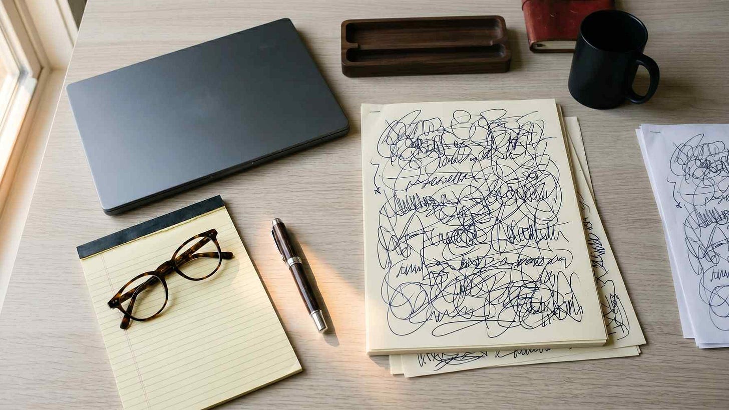 A wide editorial photograph of a corporate decision-maker's desk with annotated quarterly capital expenditure documents and handwritten margin notes, illustrating the procurement question UK and European boards have not yet asked themselves about the V4 release.