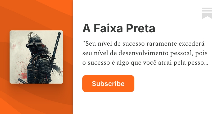 A Faixa Preta | Pedro Cooke | Substack