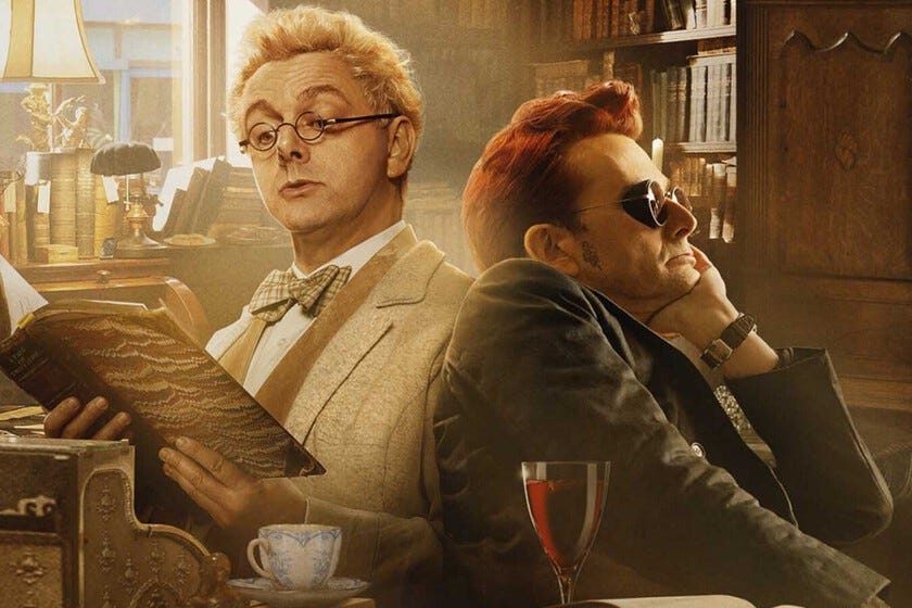 'Good Omens' season 2. Michael Sheen, David Tennant