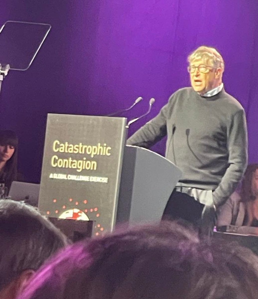 Ram Galit on Twitter: "Bill gates new title catastrophic contagion ...