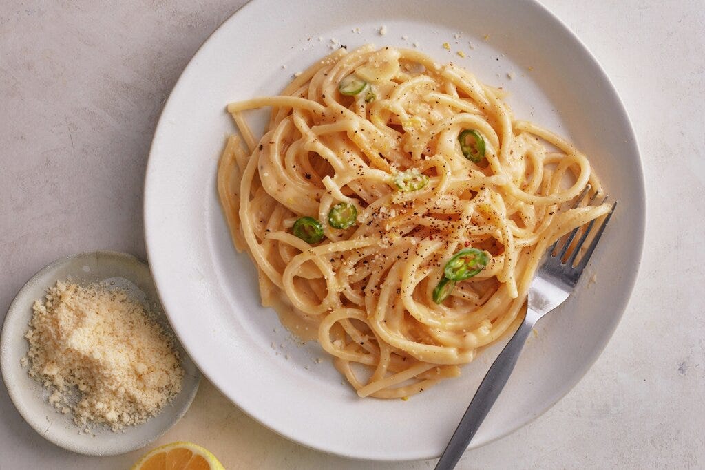 Fresh Lemon and Chile Pasta 