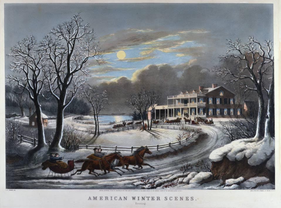 Like A Picture Print by Currier and Ives”