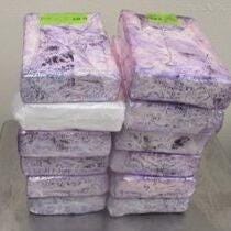 confiscated cocaine