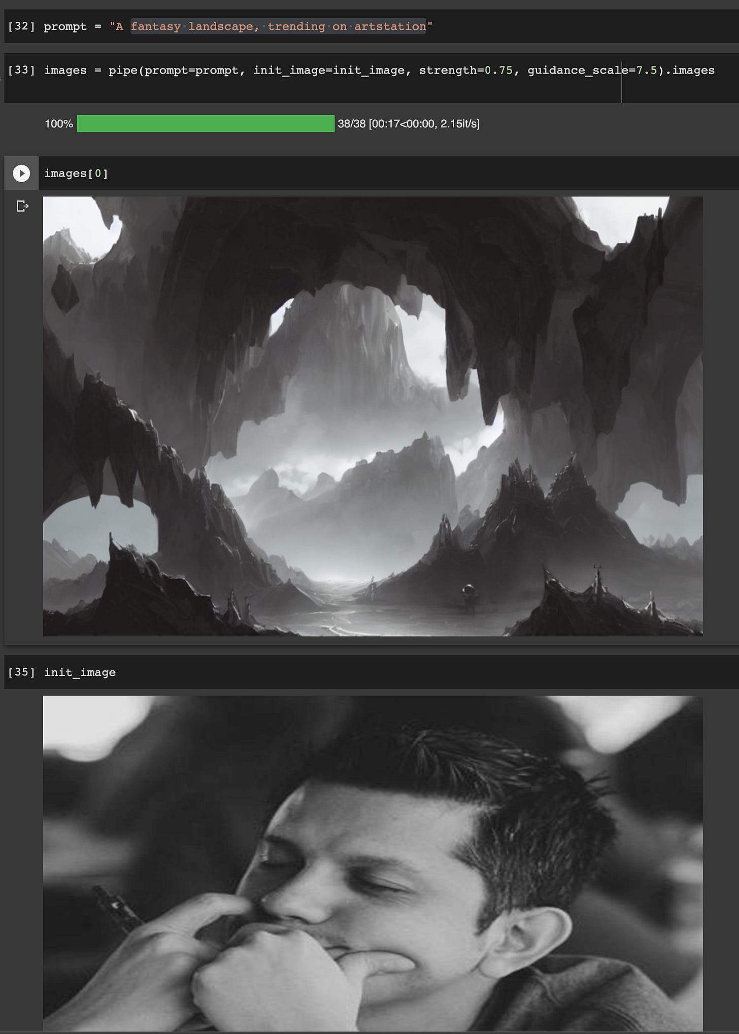 A fantasy landscape, trending on artstation