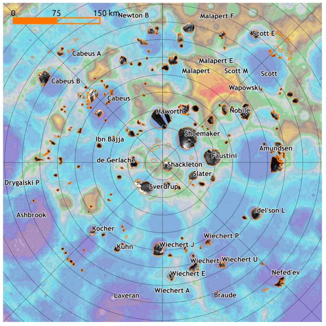 Strange Illuminations at the PSRs: A Study of the Dark Regions of the South