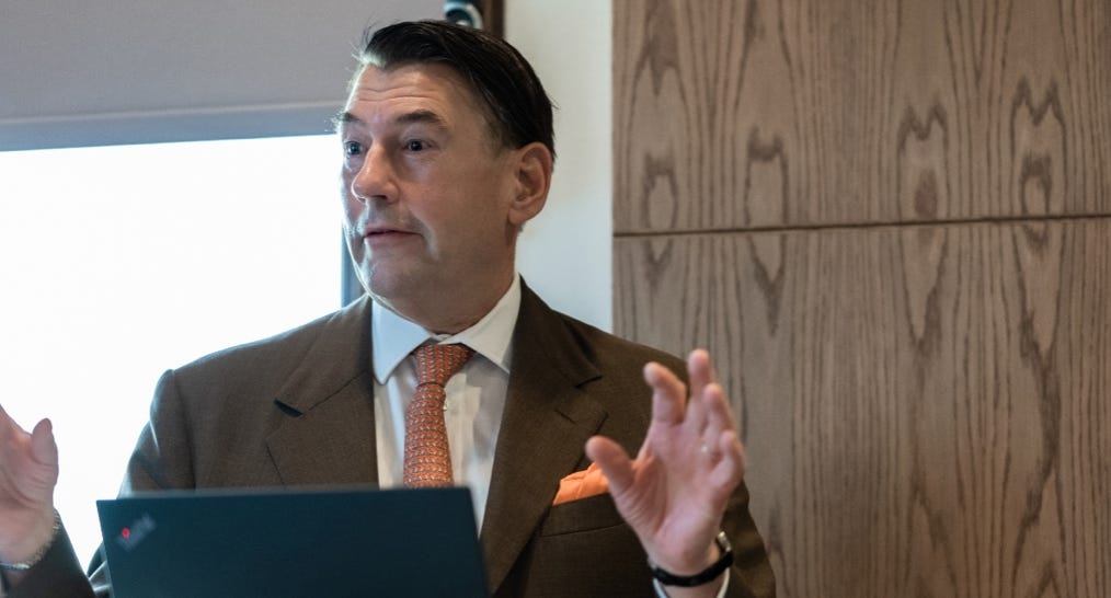 Förvaltare från Espiria i professionell miljö, relaterat till arbetet med småbolagsfonden Espiria Sweden Small Cap.