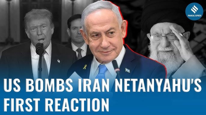 US Bombs Iran: Netanyahu Reacts First | Israel Backs US Strike on Iran’s  Nuclear Sites