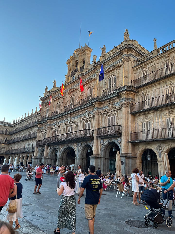 Salamanca com crianças