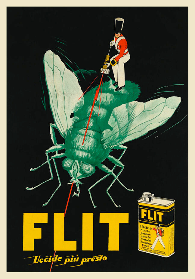 vintage pesticide poster