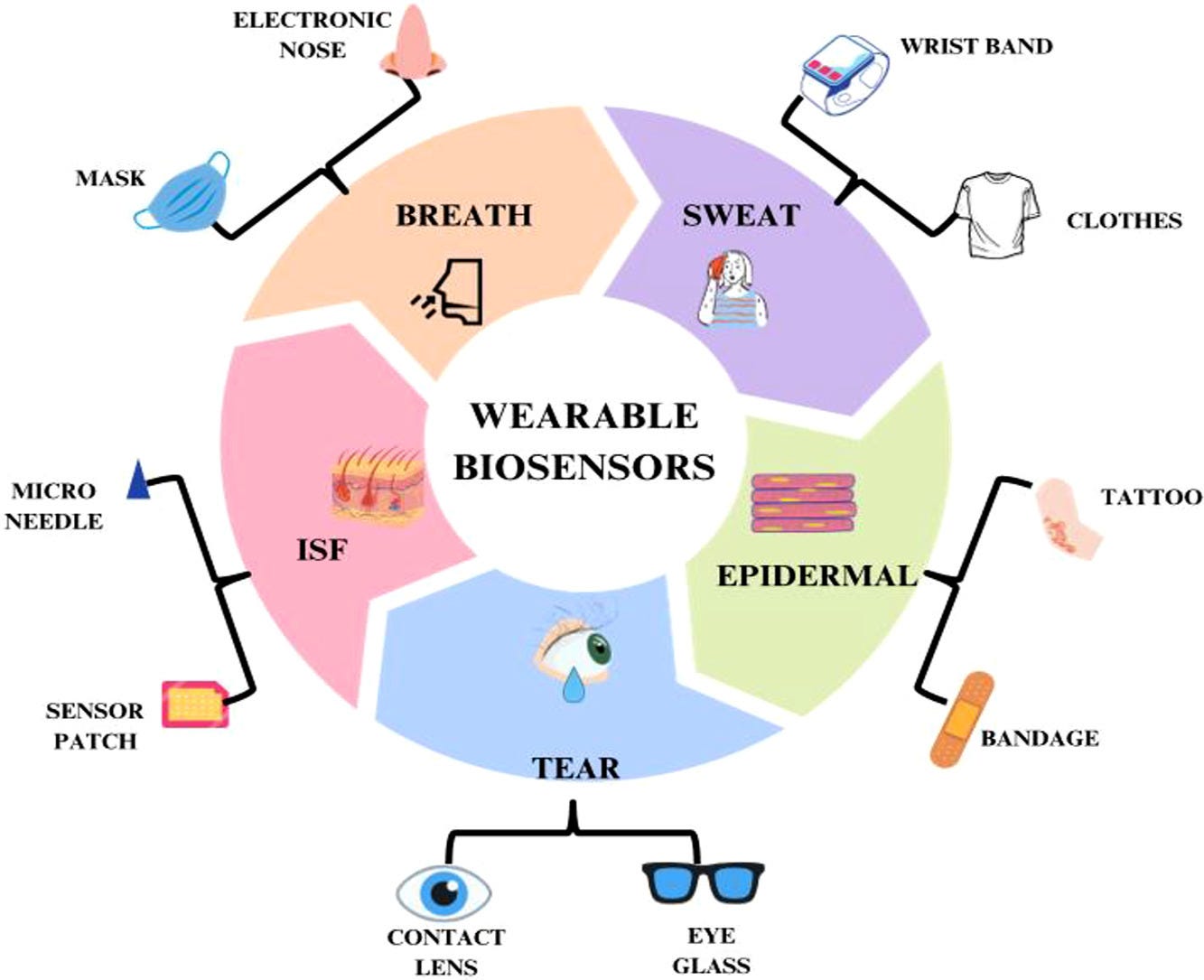 Non-invasive wearable biosensors for real-time health monitoring and ...