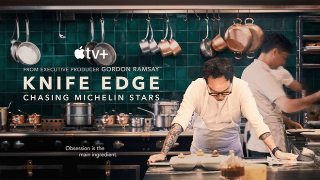 “Knife Edge: Chasing Michelin Stars” premieres Friday, October 10, on Apple TV+.