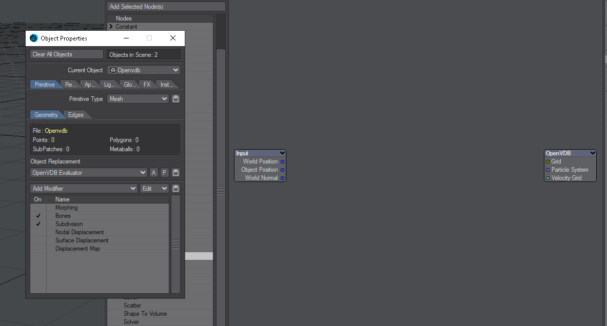 Creating the openvdb evaluator.