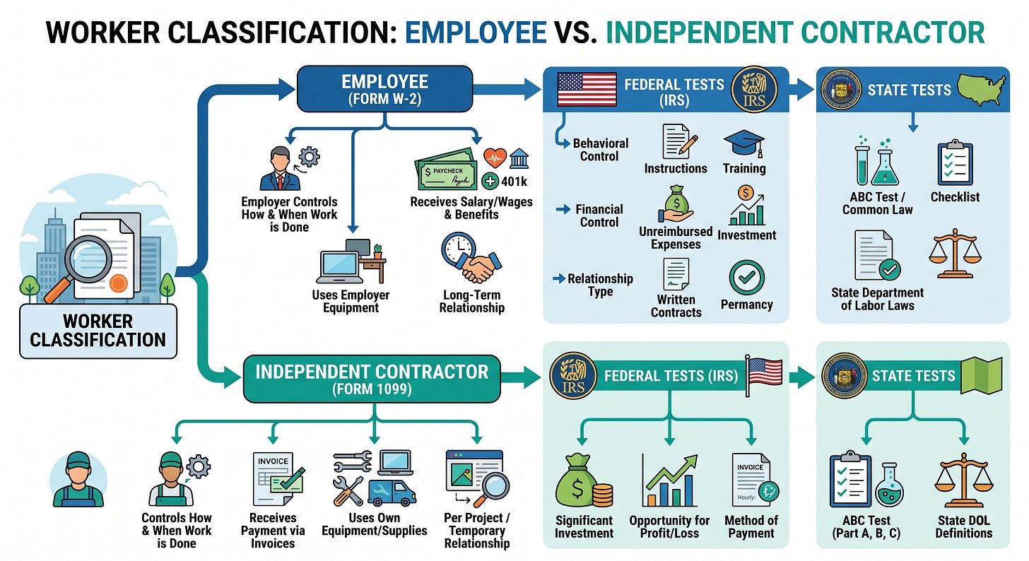 Are Your Contractors Really Employees? Current and Proposed Rules Explained