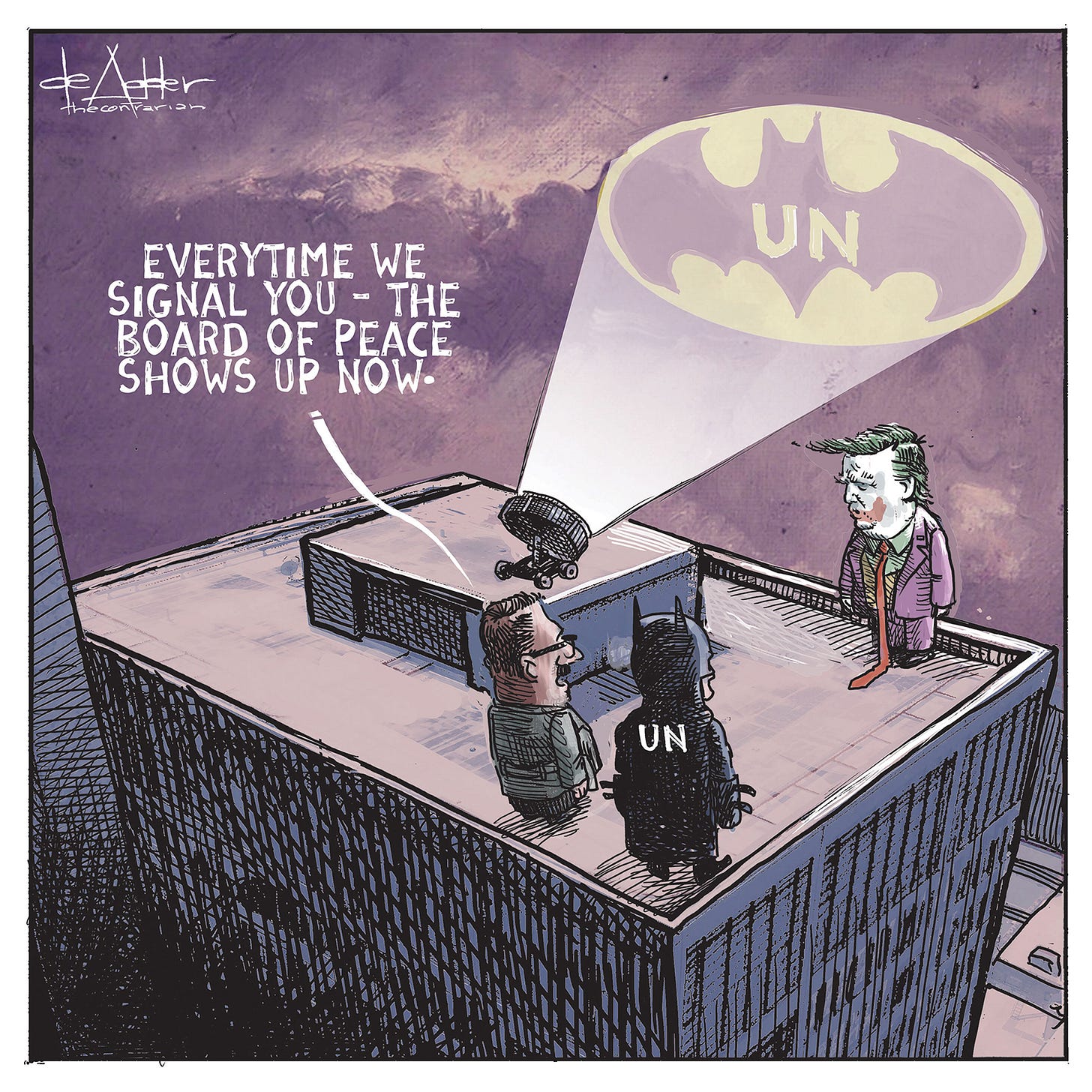 The Batty Signal - by Michael de Adder - The Contrarian