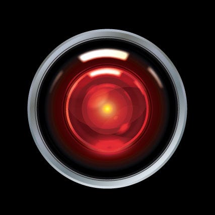 HAL 9000 from 2001: A Space Odyssey — Free vector art - Design-Kink