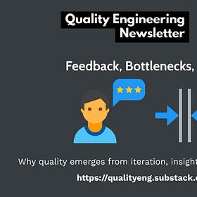 Linky #14 - Feedback, Bottlenecks, and Building Quality