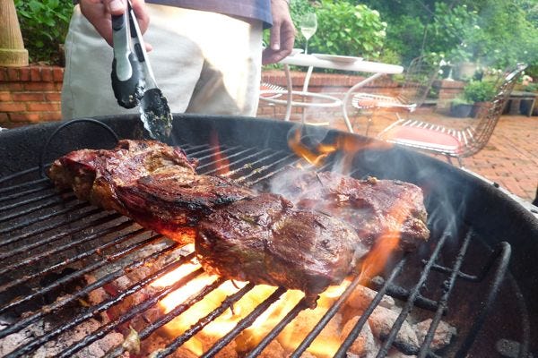 lamb on the grill 1