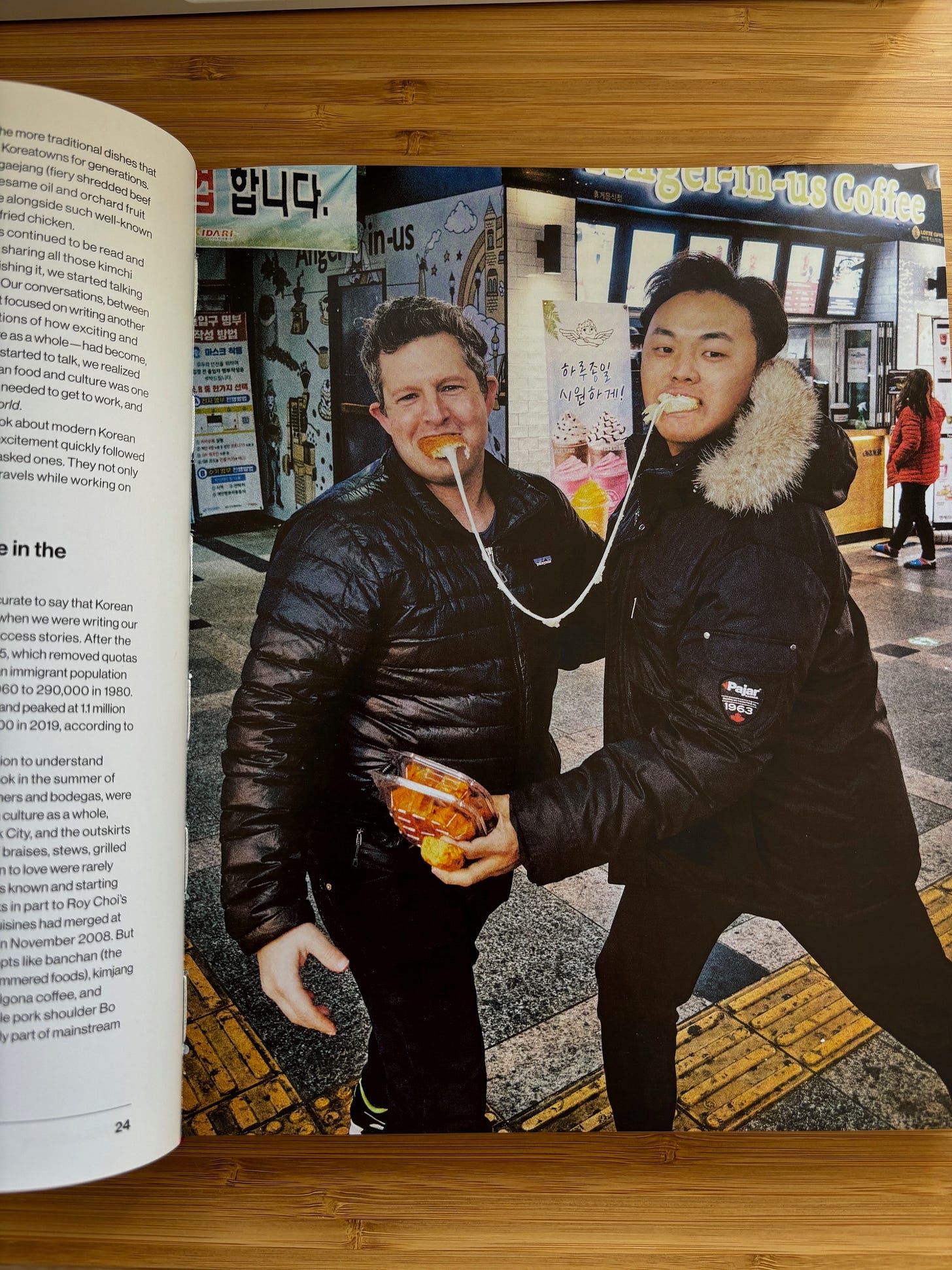 Matt Rodbard and Deuki Hong in the Koreaworld cookbook Matt Rodbard and Deuki Hong in the Koreaworld cookbook