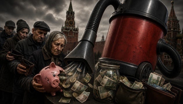 The Kremlin's Financial Vacuum Is Coming for Pensioners