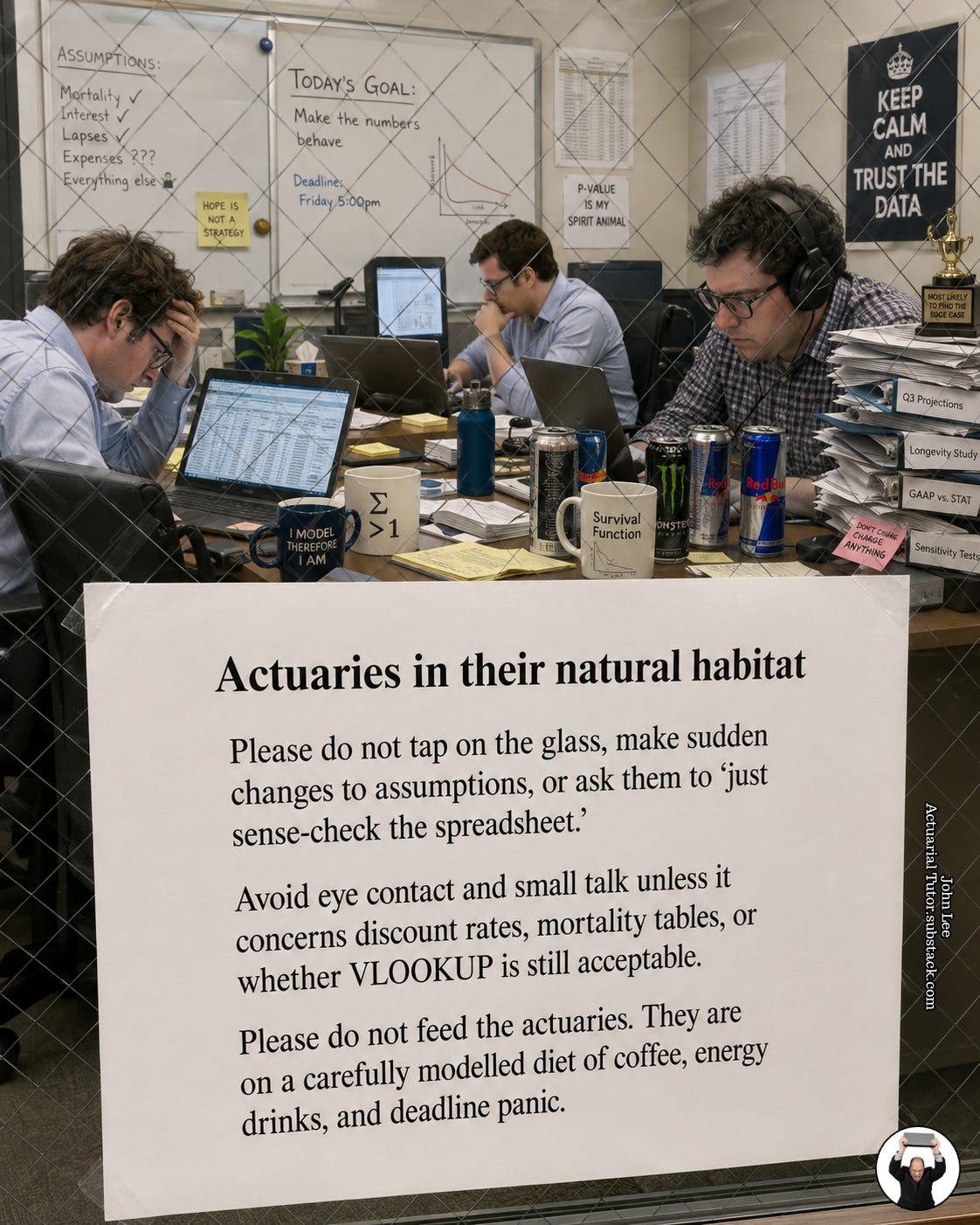 Actuaries in their natural habitat