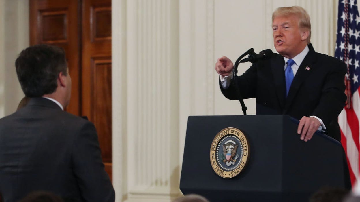 CNN's Jim Acosta slams reason for White House press pass suspension: 'This is a lie' | Mashable CNN's Jim Acosta slams reason for White House press pass suspension: 'This is a lie' | Mashable