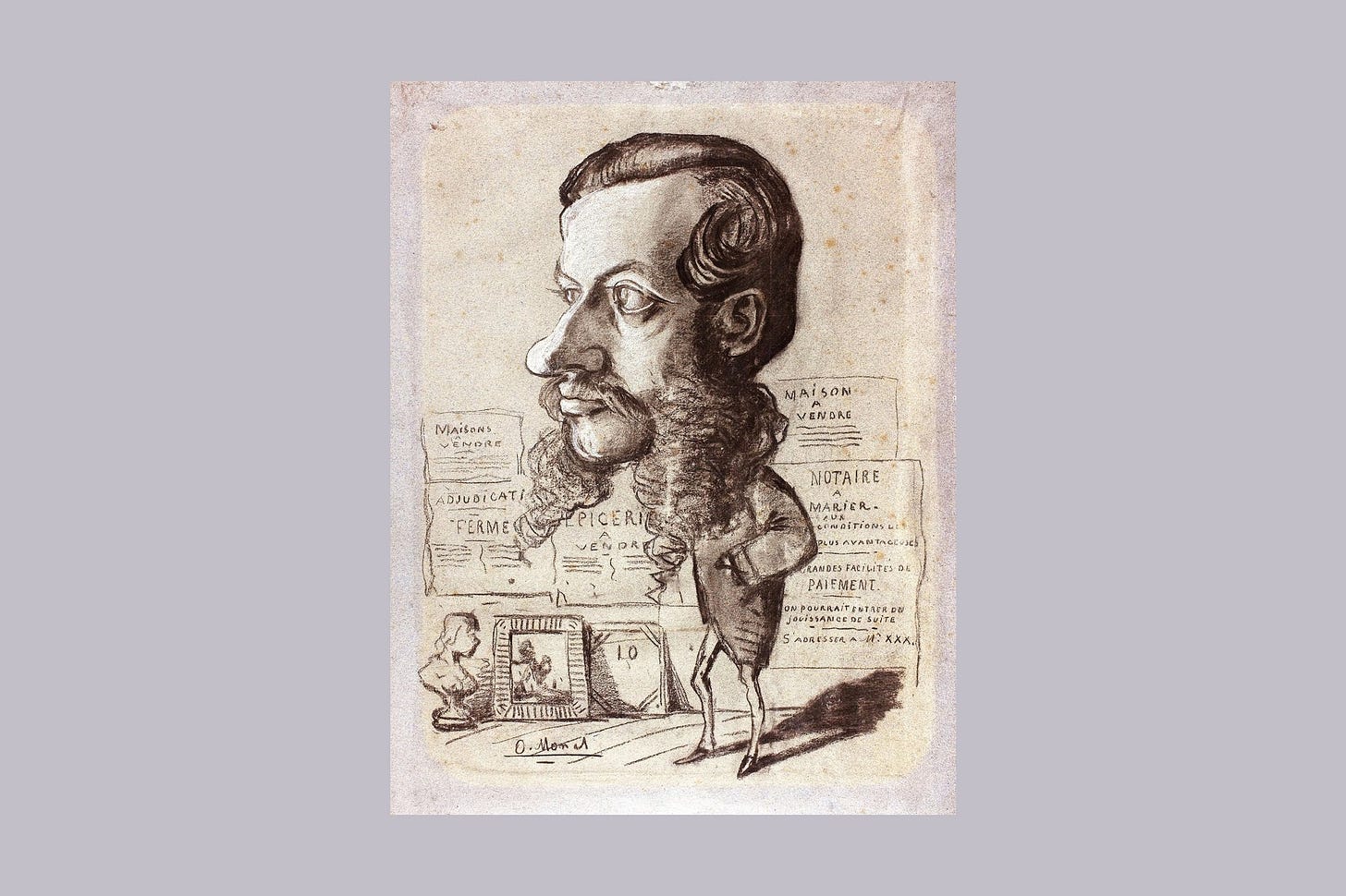 Before Monet Painted Sunrises, He Was a Street Caricaturist Mocking Locals