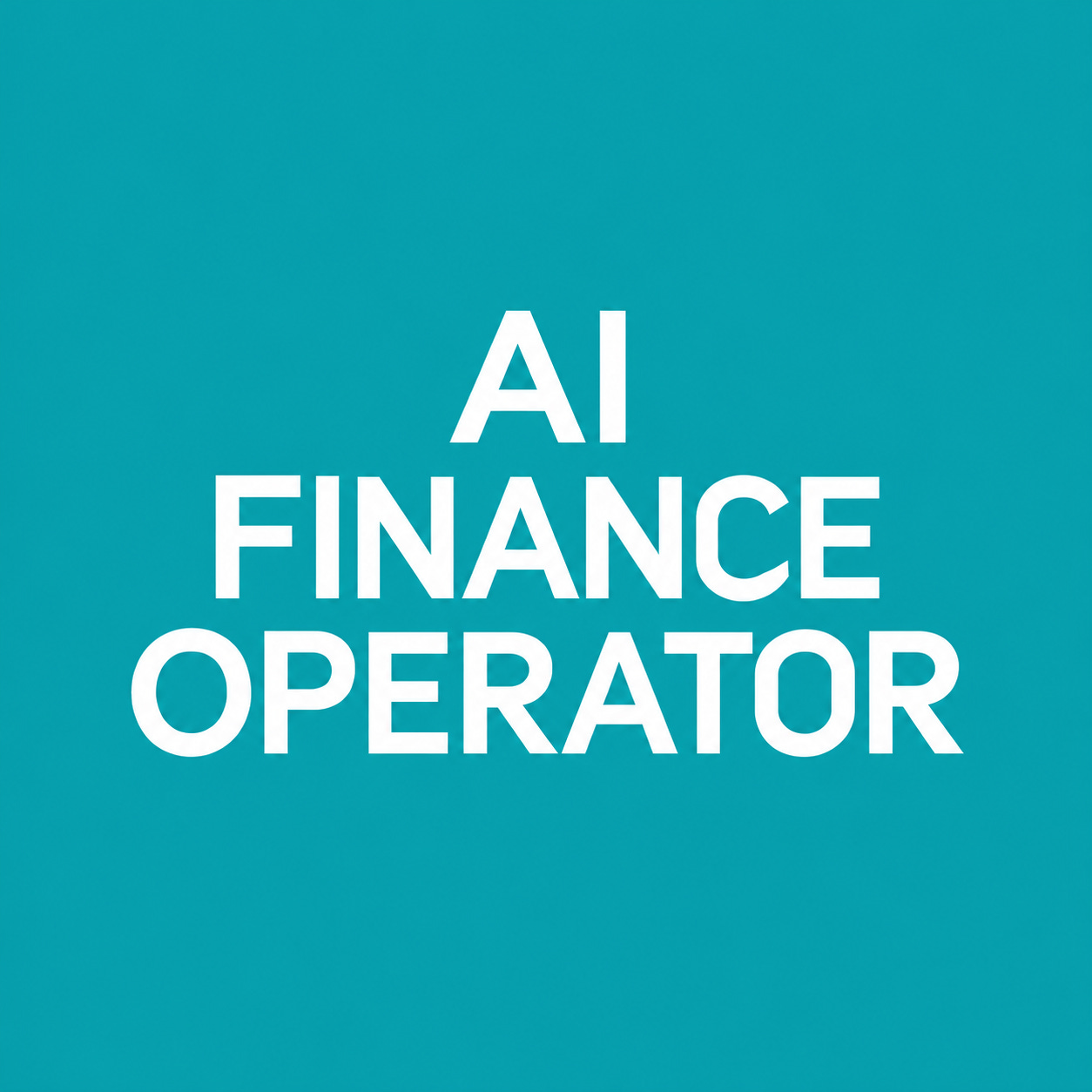 AI Finance Operator
