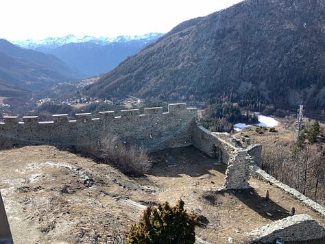 Visit of the castle of Graines, Italy