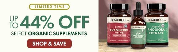Get up to 44% Off on Select Organic Supplements