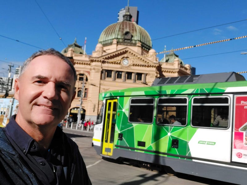 James in Melbourne
