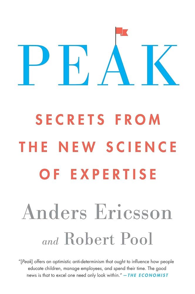Amazon.com: Peak: Unleashing Your Inner Champion Through Revolutionary  Methods for Skill Acquisition and Performance Enhancement in Work, Sports,  and Life eBook : Ericsson, Anders, Pool, Robert: Kindle Store